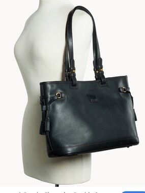Dooney & Bourke BlackBlack Florentine Leather Shoulder Tote